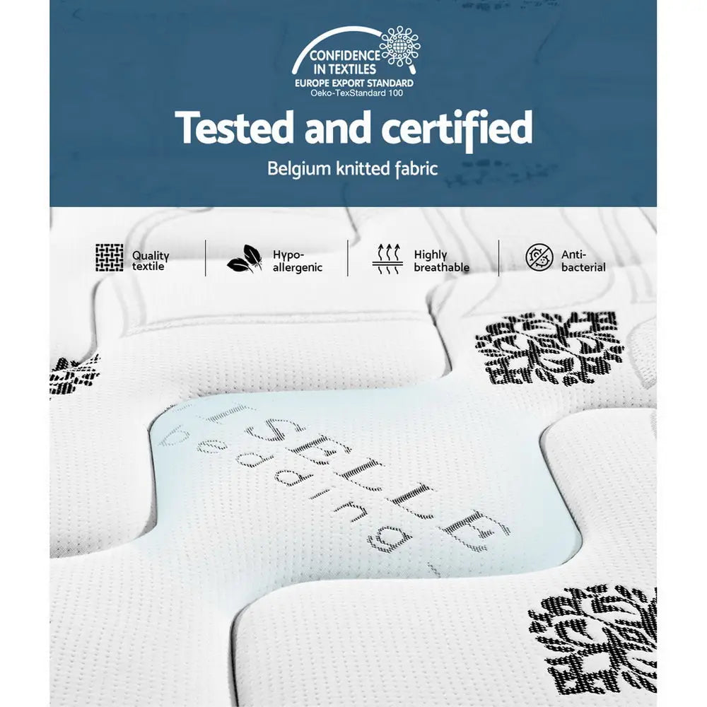 Giselle Bedding 35cm Mattress Cool Gel Memory Foam Queen - Furniture > Mattresses