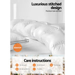 Giselle Bedding 500GSM Goose Down Feather Quilt King - Home & Garden > Bedding