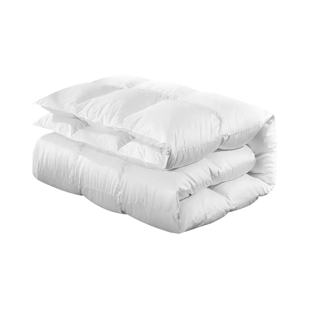 Giselle Bedding 500GSM Goose Down Feather Quilt Super King - Home & Garden > Bedding