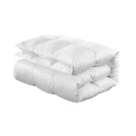 Giselle Bedding 700GSM Duck Down Feather Quilt King - Home & Garden > Bedding