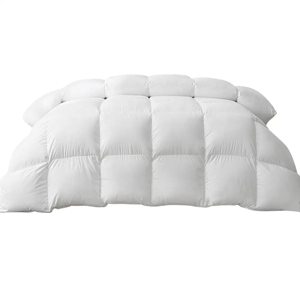 Giselle Bedding 700GSM Duck Down Feather Quilt Queen - Home & Garden > Bedding