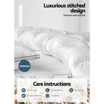 Giselle Bedding 700GSM Duck Down Feather Quilt Queen - Home & Garden > Bedding