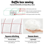 Giselle Bedding 700GSM Goose Down Feather Quilt Single - Home & Garden > Bedding