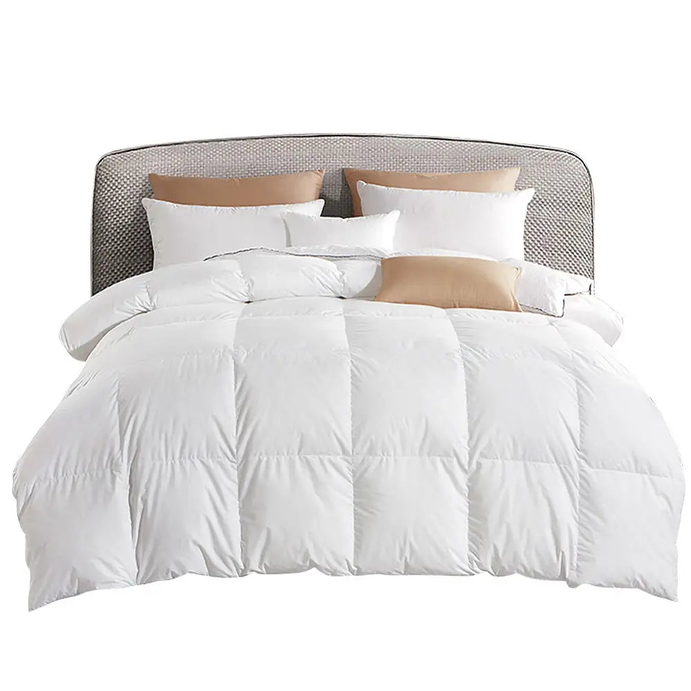 Giselle Bedding 700GSM Goose Down Feather Quilt Single - Home & Garden > Bedding