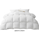 Giselle Bedding 800GSM Goose Down Feather Quilt King - Home & Garden > Bedding