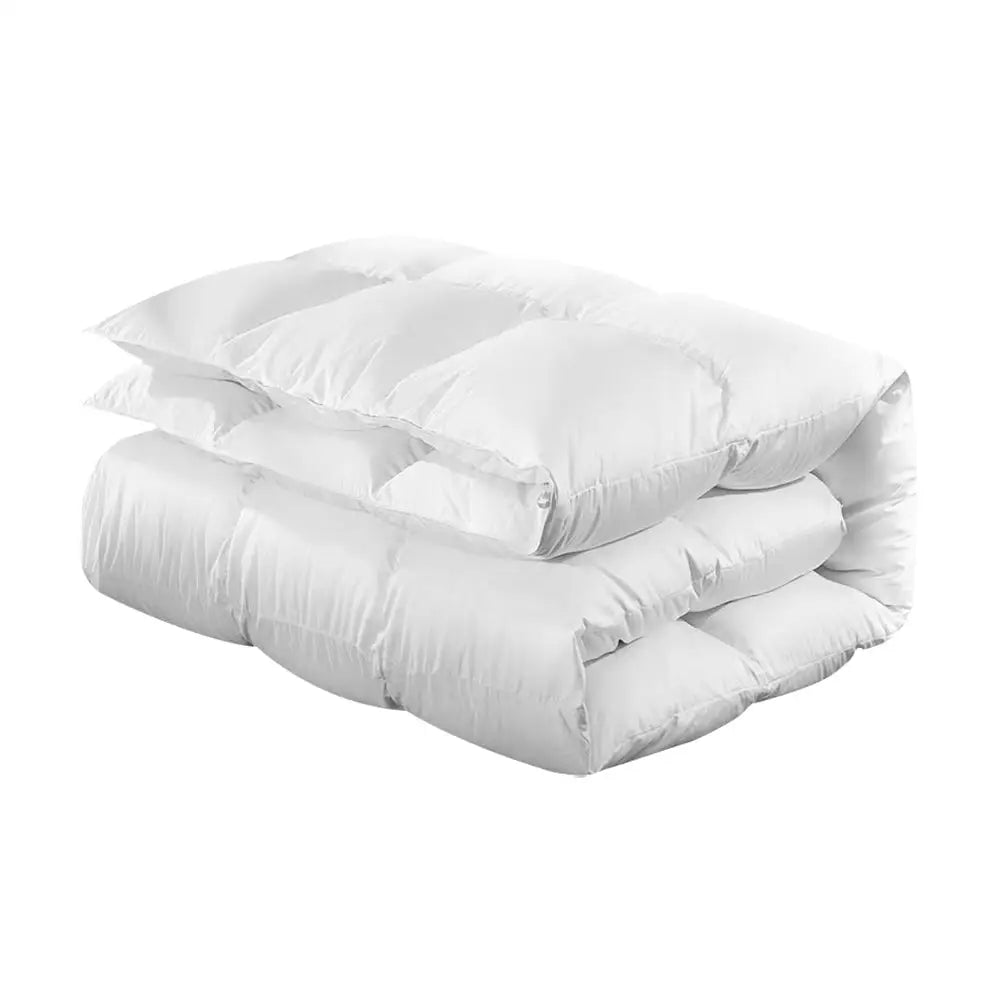 Giselle Bedding 800GSM Goose Down Feather Quilt Super King - Home & Garden > Bedding