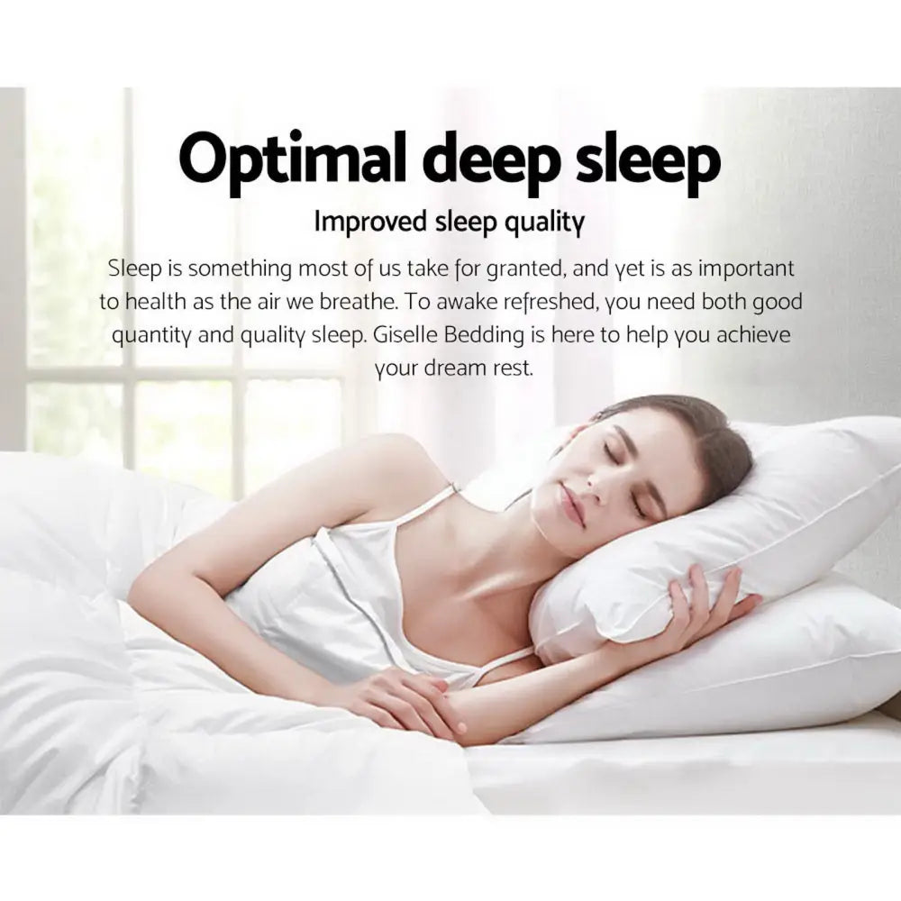 Giselle Bedding 800GSM Microfibre Bamboo Quilt King - Home & Garden > Bedding
