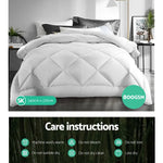 Giselle Bedding 800GSM Microfibre Bamboo Quilt King - Home & Garden > Bedding