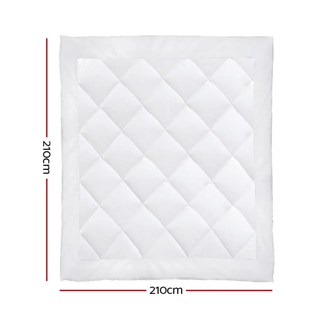 Giselle Bedding 800GSM Microfibre Bamboo Quilt Queen - Home & Garden > Bedding