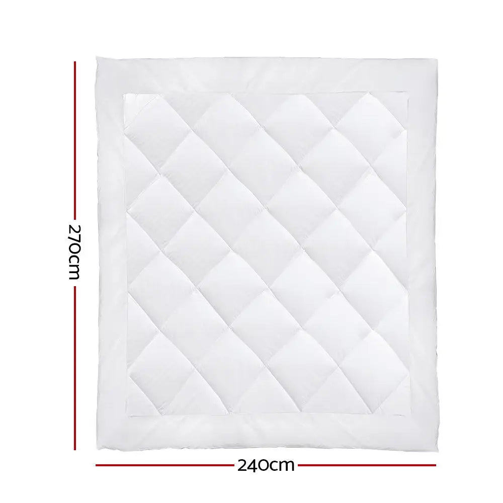 Giselle Bedding 800GSM Microfibre Bamboo Quilt Super King - Home & Garden > Bedding