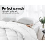 Giselle Bedding 800GSM Microfibre Bamboo Quilt Super King - Home & Garden > Bedding