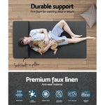 Giselle Bedding Foldable Mattress Folding Foam Bed Floor Mat Grey - Furniture > Mattresses