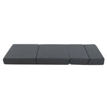 Giselle Bedding Foldable Mattress Folding Foam Bed Floor Mat Grey - Furniture > Mattresses