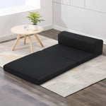 Giselle Bedding Foldable Mattress Folding Foam Bed Mat Black - Furniture > Mattresses