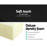 Giselle Bedding Foldable Mattress Folding Foam Bed Mat Double Black - Furniture > Mattresses