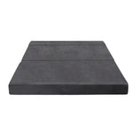 Giselle Bedding Foldable Mattress Folding Foam Bed Mat Double Grey - Furniture > Mattresses