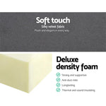Giselle Bedding Foldable Mattress Folding Foam Bed Mat Single Grey - Furniture > Mattresses
