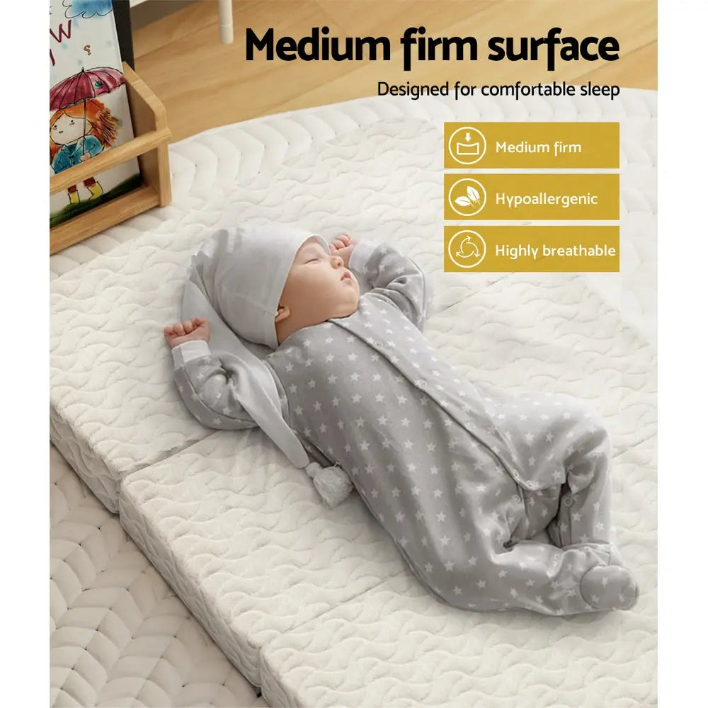 Giselle Bedding Foldable Mattress Folding Foam Cot Bed Cool Gel - Home & Garden > Bedding