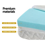 Giselle Bedding Foldable Mattress Folding Foam Cot Bed Cool Gel - Home & Garden > Bedding
