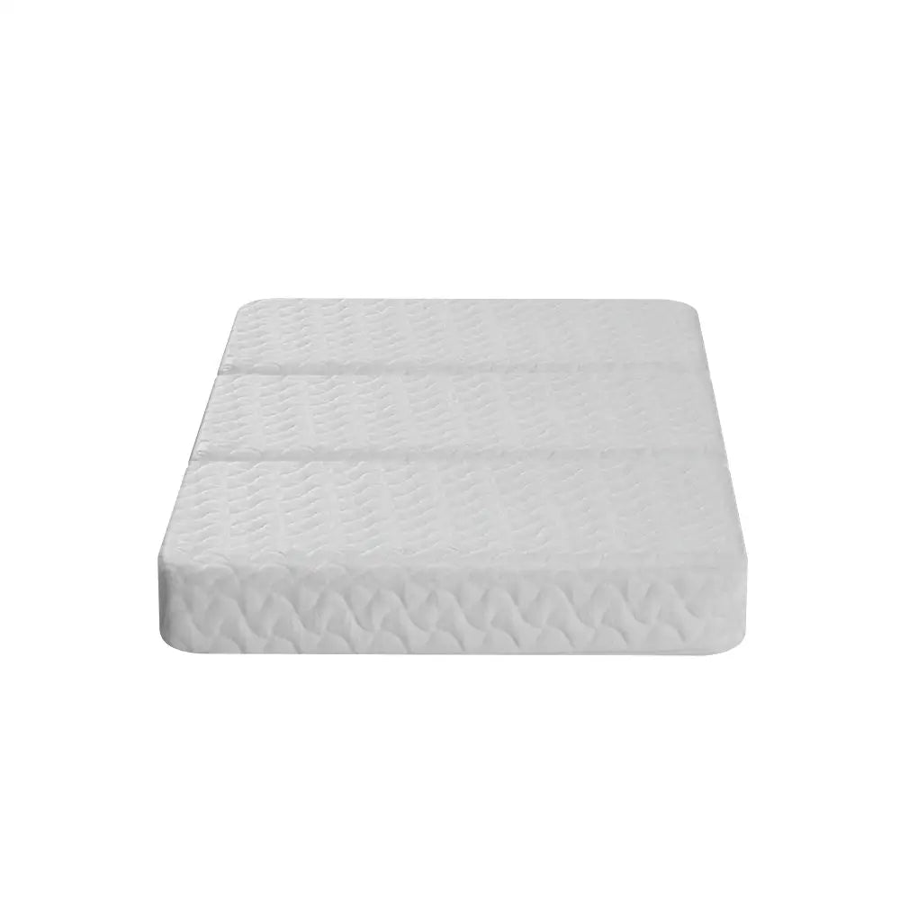 Giselle Bedding Foldable Mattress Folding Foam Cot Bed White - Furniture > Mattresses