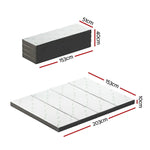 Giselle Bedding Foldable Mattress Folding Foam Queen Bamboo - Furniture > Mattresses