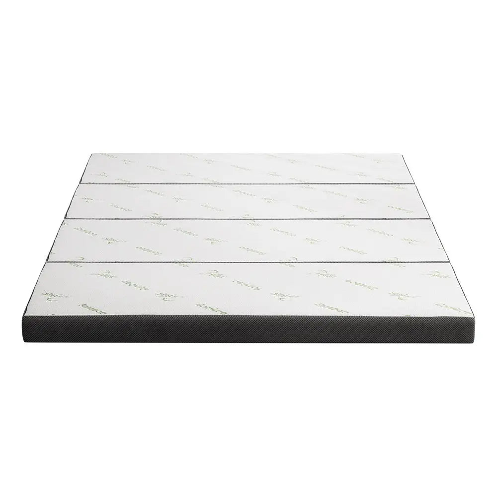 Giselle Bedding Foldable Mattress Folding Foam Queen Bamboo - Furniture > Mattresses
