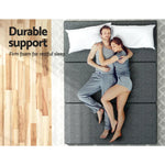 Giselle Bedding Foldable Mattress Folding Foam Queen Grey - Furniture > Mattresses