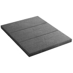 Giselle Bedding Foldable Mattress Folding Foam Queen Grey - Furniture > Mattresses
