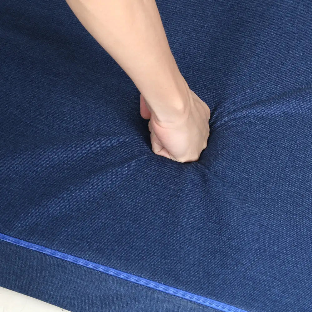 Giselle Bedding Foldable Mattress Folding Foam Single Blue - Furniture > Mattresses