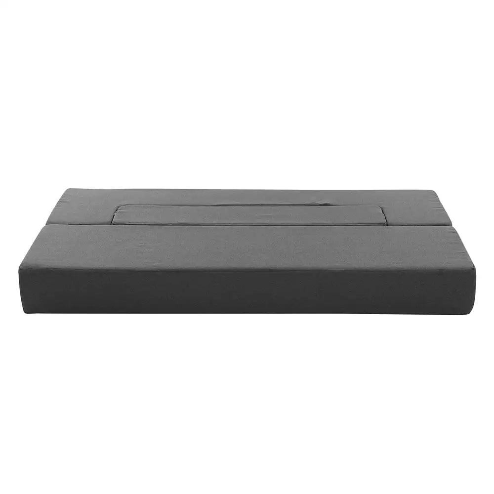 Giselle Bedding Foldable Mattress Folding Foam Sofa Bed Chair Grey - Furniture > Mattresses