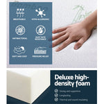 Giselle Bedding Foldable Mattress Folding Foam Sofa Bed Mat Bamboo - Furniture > Mattresses