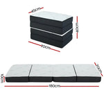Giselle Bedding Foldable Mattress Folding Foam Sofa Bed Mat Bamboo - Furniture > Mattresses