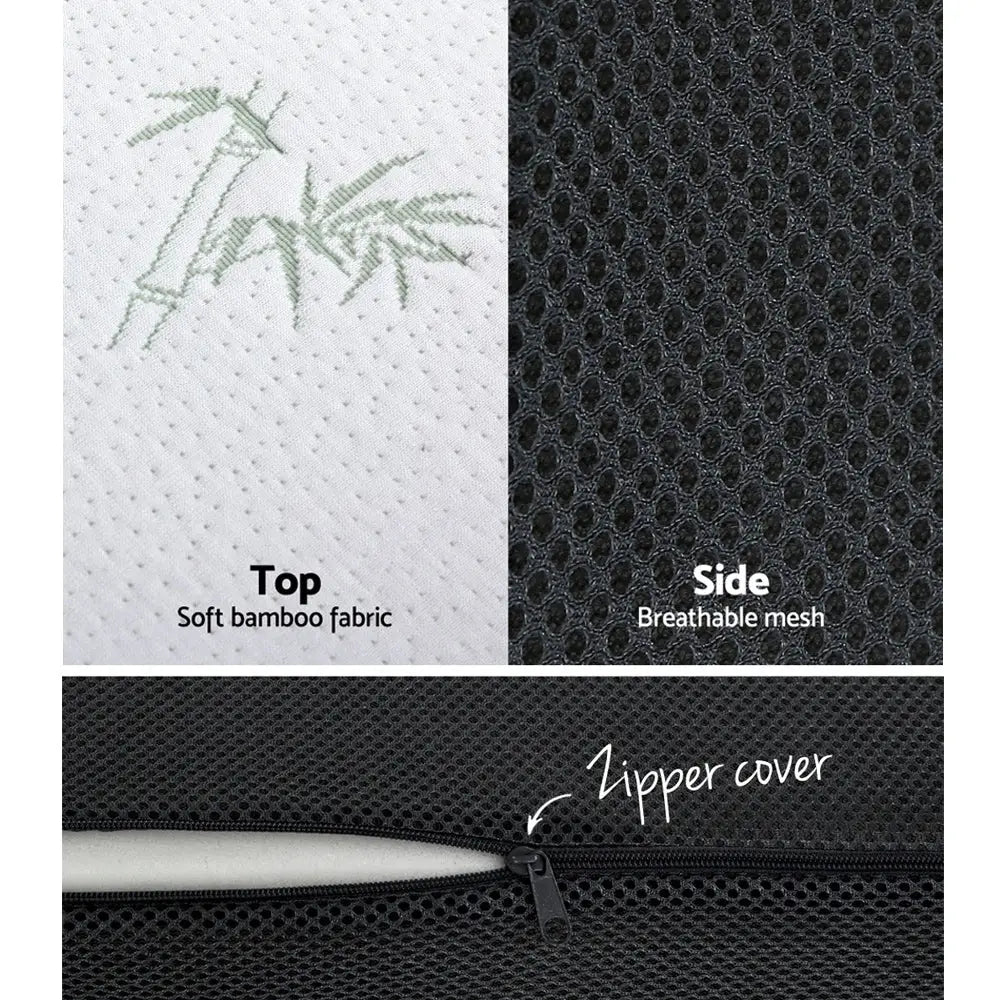 Giselle Bedding Foldable Mattress Folding Foam Sofa Bed Mat Bamboo - Furniture > Mattresses