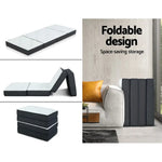 Giselle Bedding Foldable Mattress Folding Foam Sofa Bed Mat Bamboo - Furniture > Mattresses
