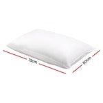 Giselle Bedding Goose Feather Down Pillow Twin Pack - Home & Garden > Bedding
