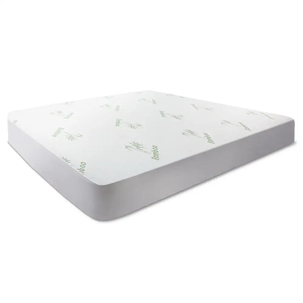 Giselle Bedding Mattress Protector Bamboo Double - Furniture > Mattresses