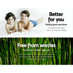 Giselle Bedding Mattress Protector Bamboo Single - Furniture > Mattresses