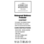 Giselle Bedding Mattress Protector Bamboo Single - Furniture > Mattresses