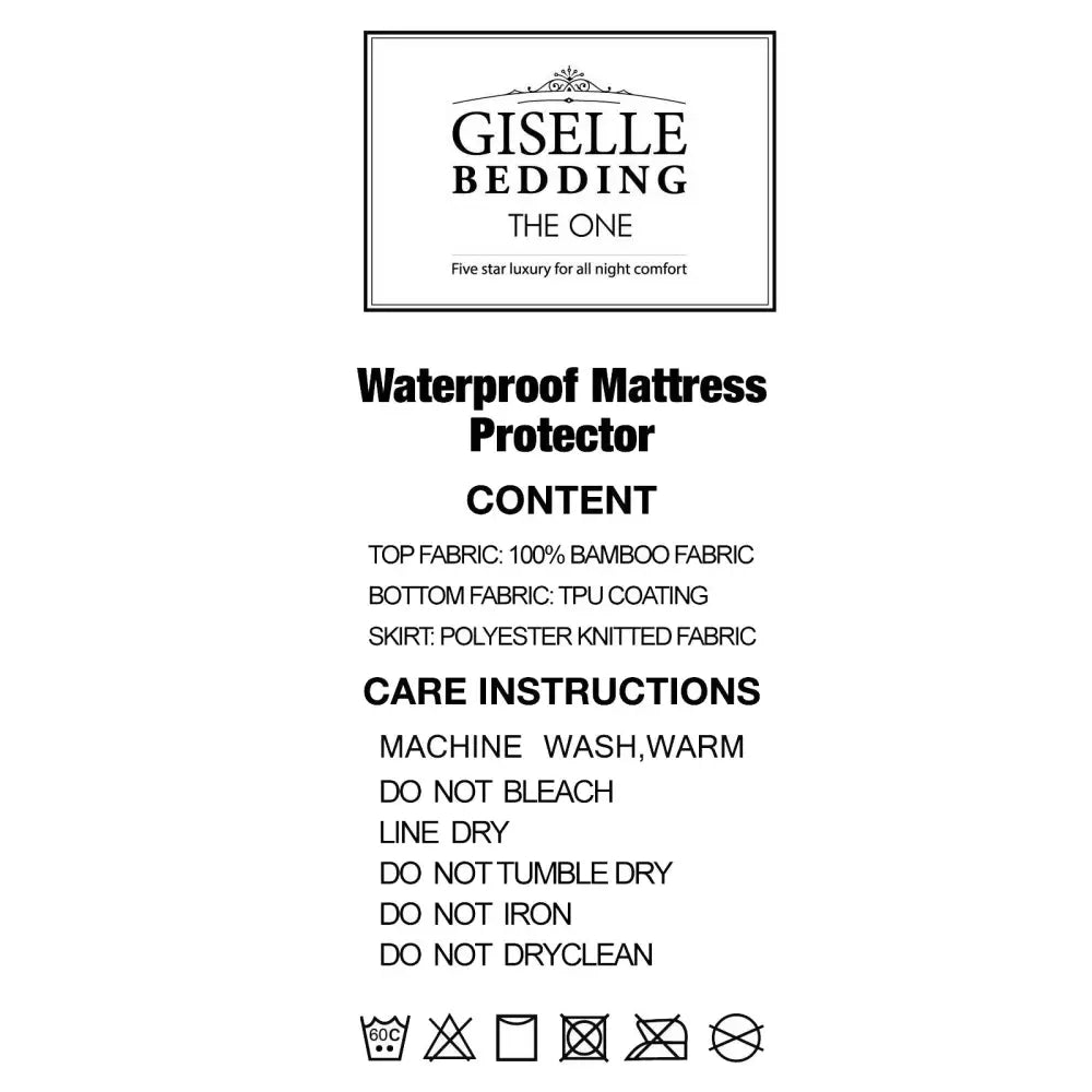 Giselle Bedding Mattress Protector Single - Home & Garden > Bedding