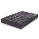 Giselle Bedding Mattress Topper Pillowtop Bamboo Charcoal King Single - Home & Garden > Bedding