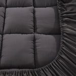 Giselle Bedding Mattress Topper Pillowtop Bamboo Charcoal Single - Home & Garden > Bedding
