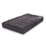 Giselle Bedding Mattress Topper Pillowtop Bamboo Charcoal Single - Home & Garden > Bedding
