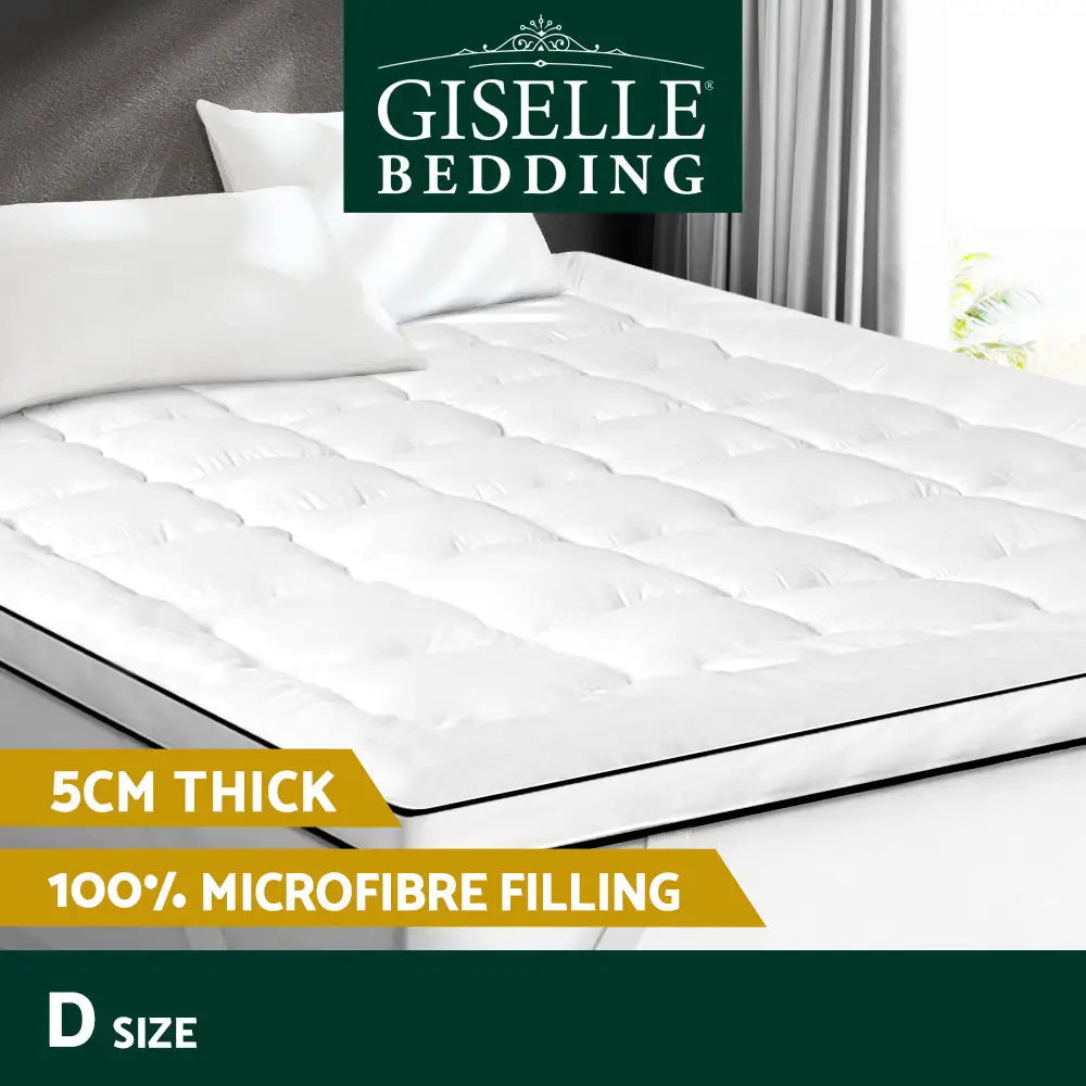 Giselle Bedding Mattress Topper Pillowtop - Double - Home & Garden > Bedding