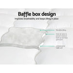 Giselle Bedding Mattress Topper Pillowtop - King Single - Home & Garden > Bedding