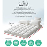 Giselle Bedding Mattress Topper Pillowtop Protector Pad Double - Home & Garden > Bedding