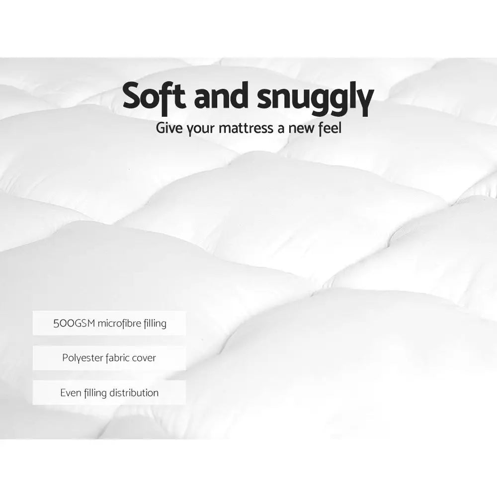Giselle Bedding Mattress Topper Pillowtop - Single - Home & Garden > Bedding