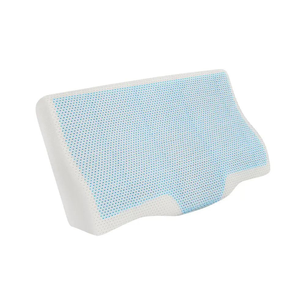 Giselle Bedding Memory Foam Contour Pillow Cool Gel Bamboo Cover - Home & Garden > Bedding