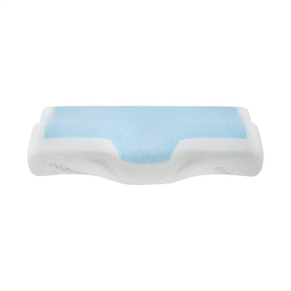 Giselle Bedding Memory Foam Contour Pillow Cool Gel Bamboo Cover - Home & Garden > Bedding
