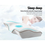 Giselle Bedding Memory Foam Contour Pillow Grey - Home & Garden > Bedding