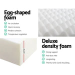 Giselle Bedding Memory Foam Mattress Bed Cool Gel 25cm King Single - Furniture > Mattresses